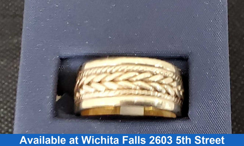 Ring - Wedding Band - Yellow Gold 14k (.585) 10 grams Size 8