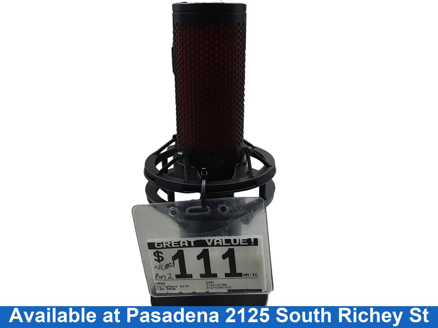 Hyper 2404 Black Corded Microphone