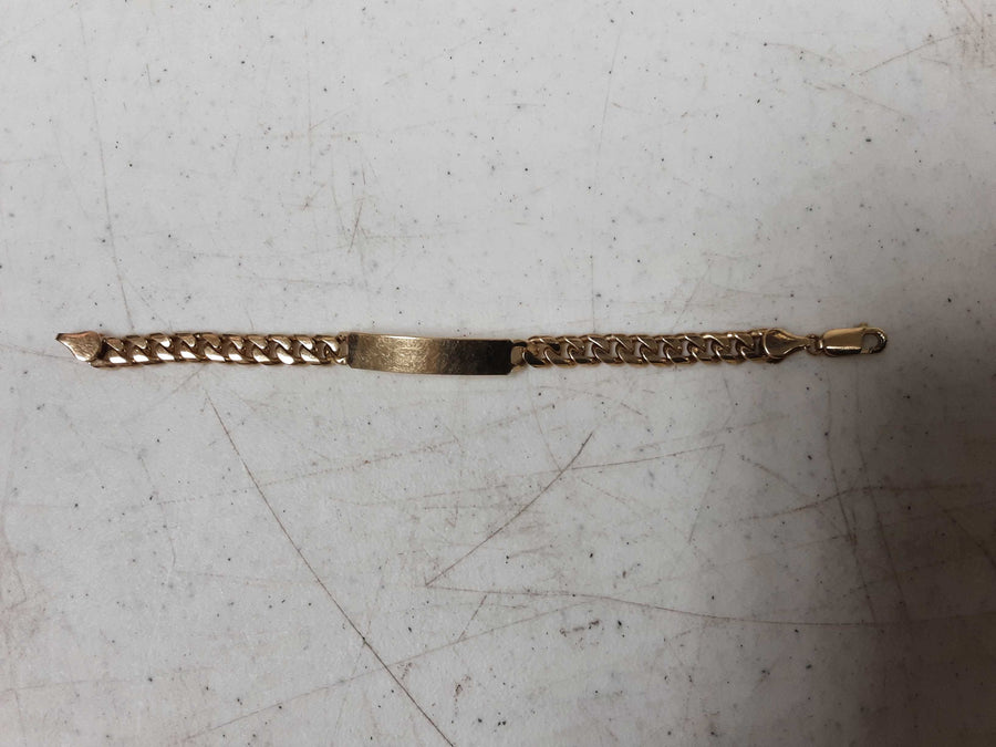 ID Bracelet - Yellow Gold 14k (.585) 16 grams 8 inch