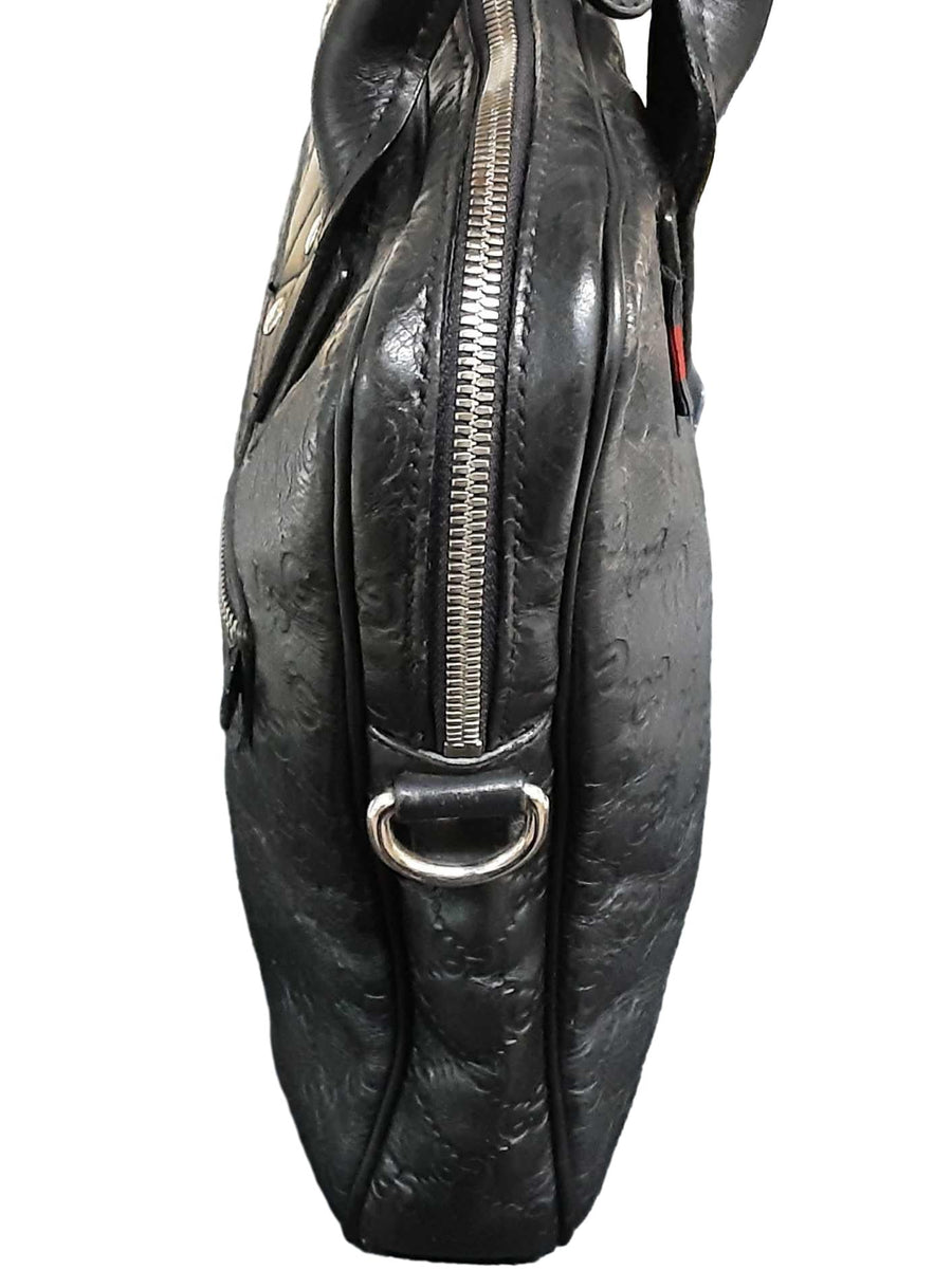 Gucci Medium Briefcase Black Purse / Handbag
