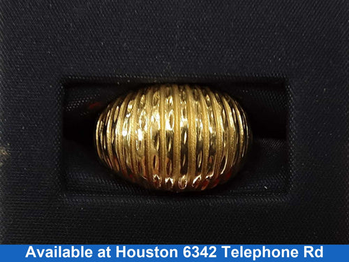 Women's Ring - Yellow Gold 14k (.585) 6.5 grams Size 7.5
