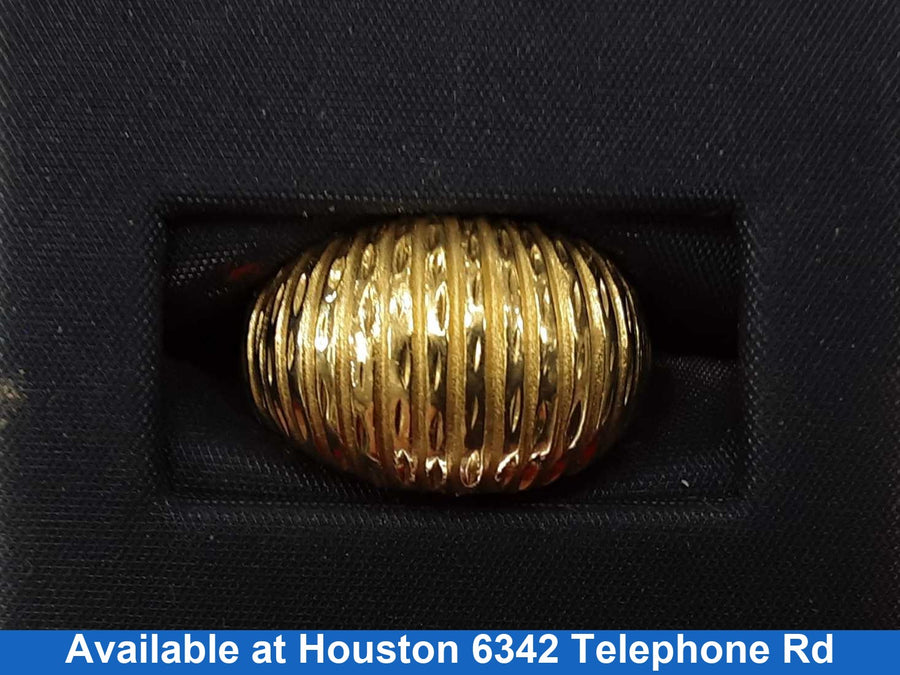 Women's Ring - Yellow Gold 14k (.585) 6.5 grams Size 7.5