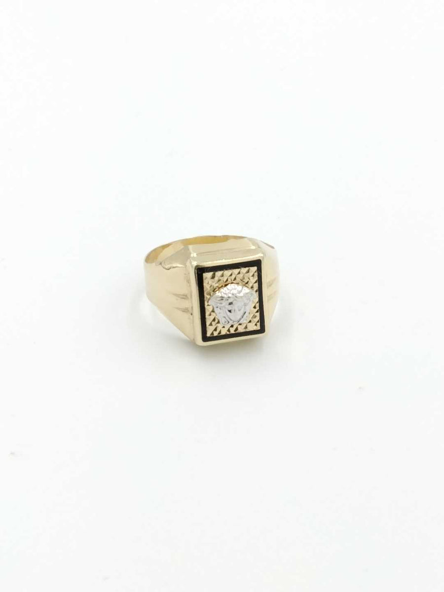 Men's Ring - Yellow Gold 14k (.585) 5.1 grams Size 10