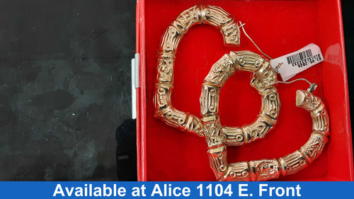 Bangle Earrings - Yellow Gold 10k (.417) 9.5 grams