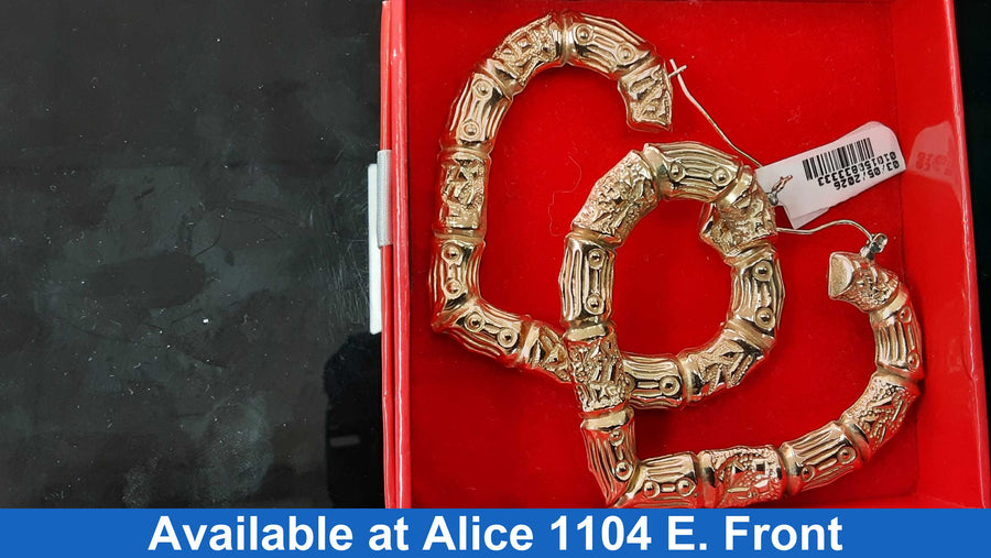 Bangle Earrings - Yellow Gold 10k (.417) 9.5 grams