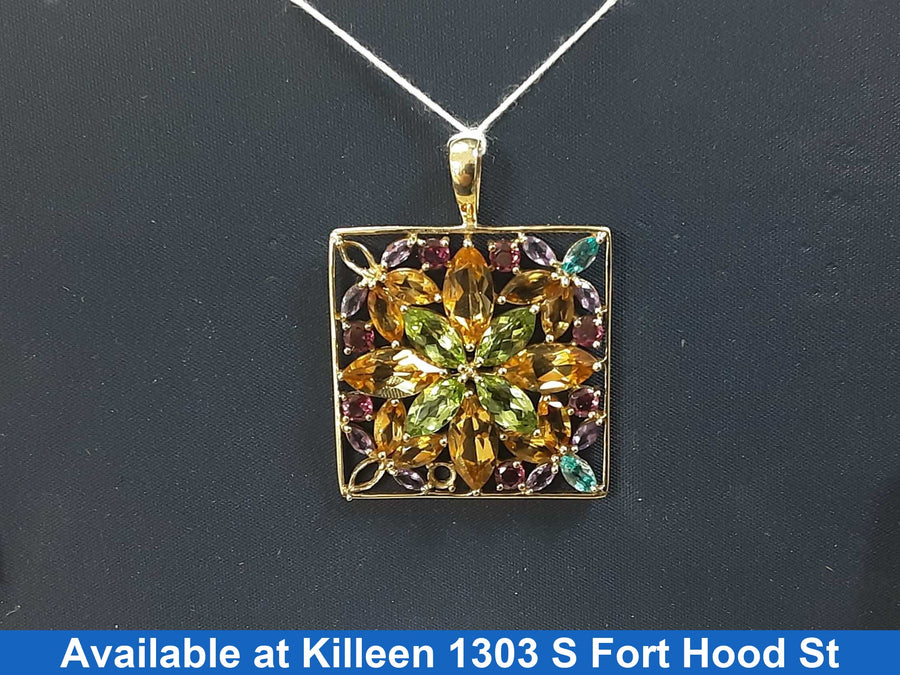 Diamond Pendant - Yellow Gold 10k (.417) 7.2 grams