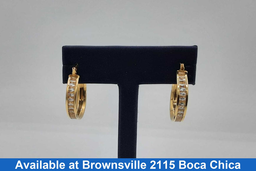 Bangle Earrings - Yellow Gold 10k (.417) 4.2 grams