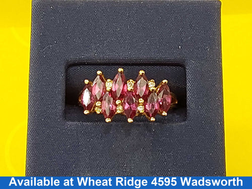 Women's Ring - Yellow Gold 14k (.585) 3.8 grams Size 9
