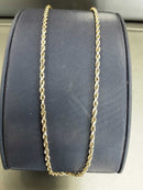 Rope Chain - Yellow Gold 14k (.585) 16.9 grams 28 inch