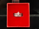 Lady's Ring - Solitaire - Platinum 9 grams Size 4.5