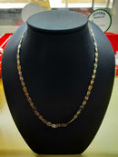 Chain - Tricolor Gold 14k (.585) 4.4 grams 18 inch