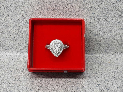 Women's Ring - White Gold 10k (.417) 4.6 grams Size 8.5