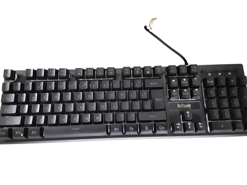 Red Thunder K10 Black Computer Keyboard