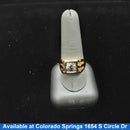 Men's Ring - Yellow Gold 14k (.585) 9.9 grams Size 10
