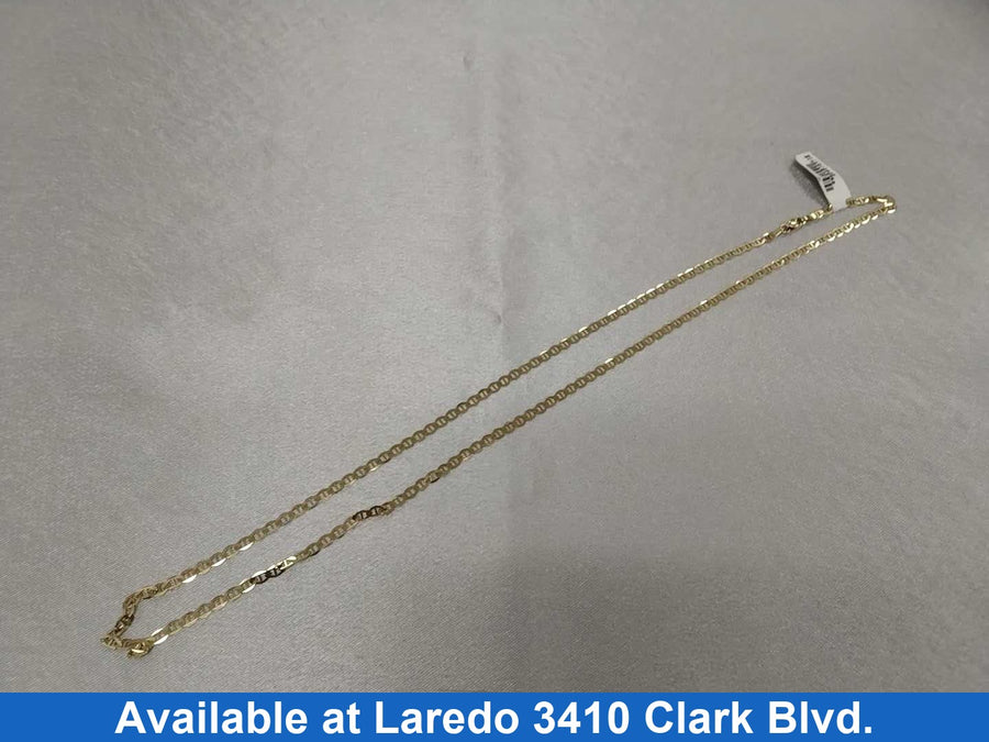 Gucci Chain - Yellow Gold 14k (.585) 5 grams 22 inch
