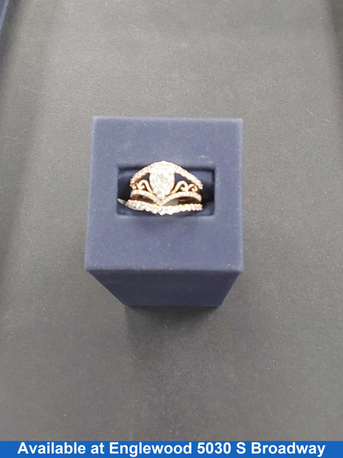 Women's Ring - Rose Gold 14k (.585) 4.6 grams Size 5.5