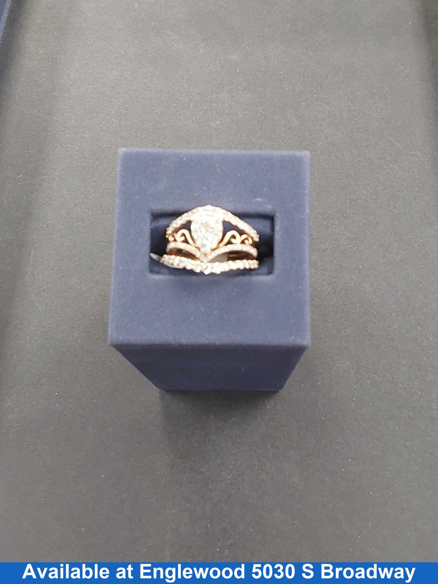 Women's Ring - Rose Gold 14k (.585) 4.6 grams Size 5.5