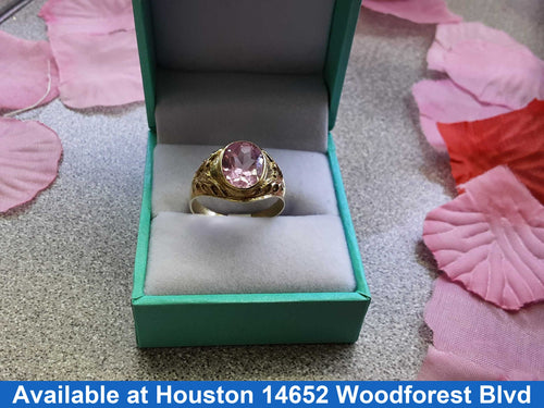 Women's Ring - Yellow Gold 14k (.585) 3.7 grams Size 9.5