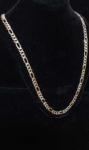 Figaro Chain - Yellow Gold 14k (.585) 22.4 grams 22 inch