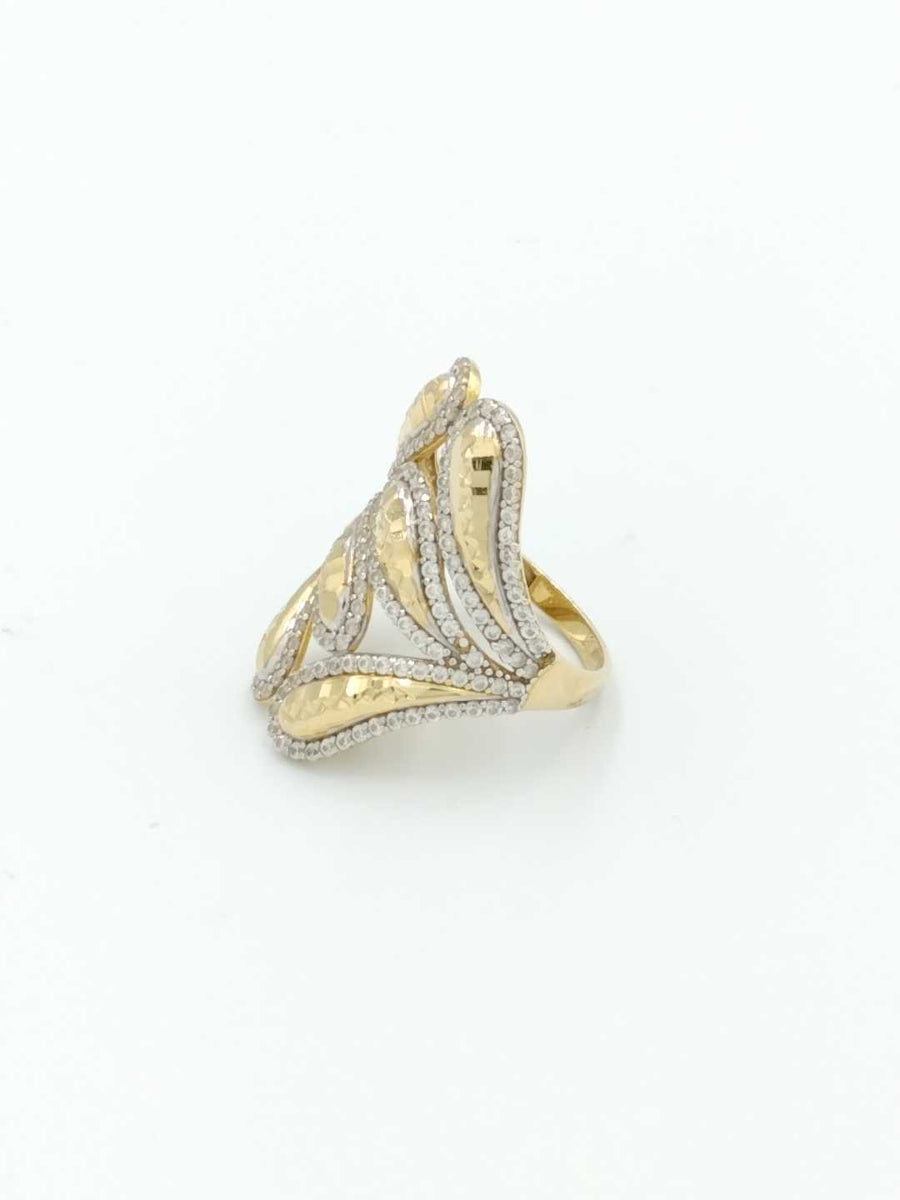 Women's Ring - Yellow Gold 14k (.585) 5.2 grams Size 8