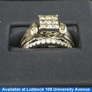 Ring - Wedding Set - White Gold 10k (.417) 5.9 grams Size 7