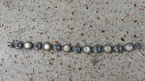 Tennis Bracelet - Silver 22.7 grams 8 inch
