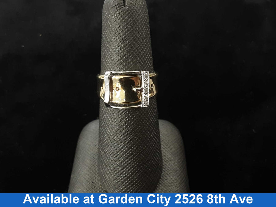 Women's Ring - Yellow Gold 14k (.585) 4.3 grams Size 7