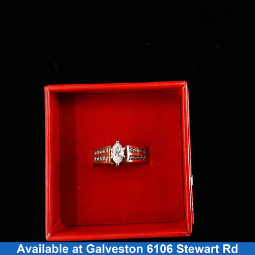 Ring - Wedding Set - Yellow Gold 14k (.585) 5.3 grams Size 7