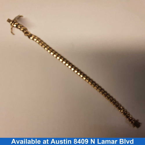 Cuban Link Bracelet - Yellow Gold 10k (.417) 10.7 grams 6 inch