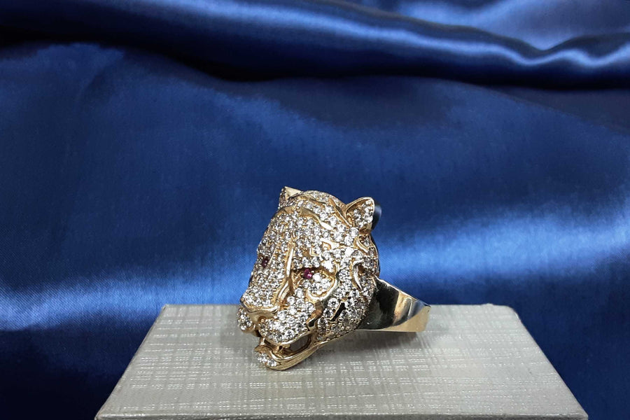 Men's Ring - Yellow Gold 10k (.417) 8.9 grams Size 10