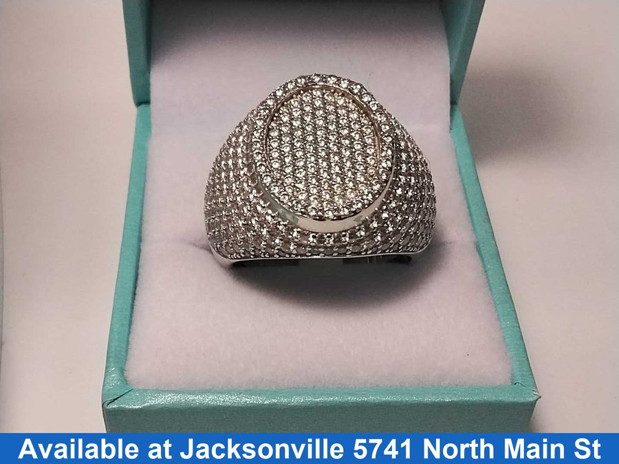 Men's Ring - Silver 12.2 grams Size 10