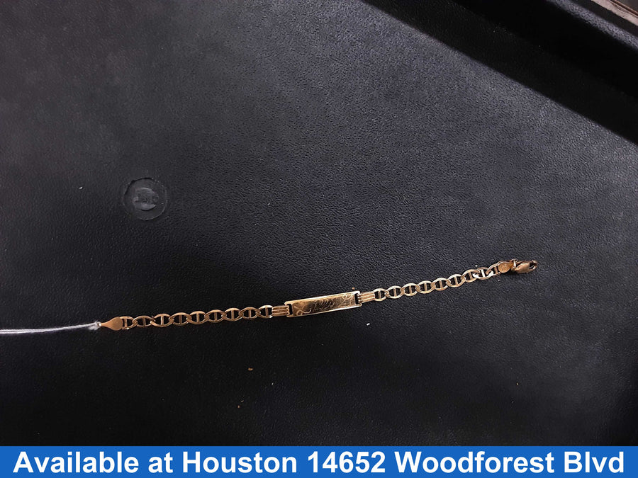 ID Bracelet - Yellow Gold 10k (.417) 3 grams 4 inch
