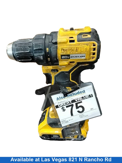 Dewalt Dcd793 Yellow Cordless Standard Drill
