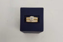 Ring - Engagement Set - Yellow Gold 14k (.585) 7.16 grams Size 10