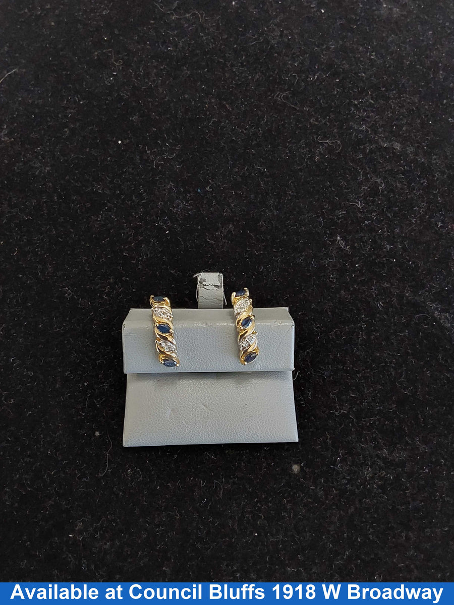 Jacket Earrings - Yellow Gold 10k (.417) 2.5 grams