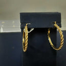 Earrings - Yellow Gold 10k (.417) 4 grams