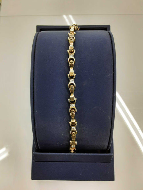 Turkish Bracelet - Yellow Gold 10k (.417) 37.8 grams 8 inch