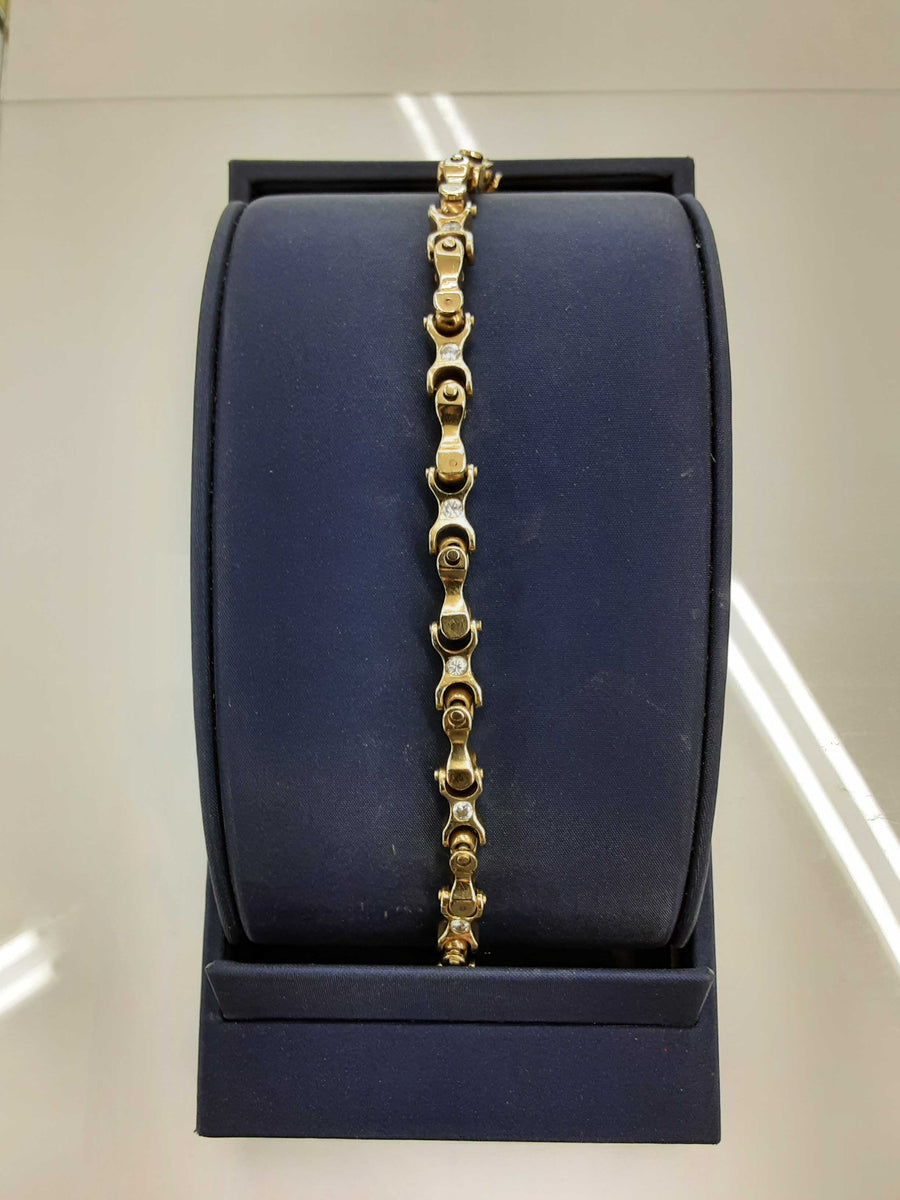 Turkish Bracelet - Yellow Gold 10k (.417) 37.8 grams 8 inch