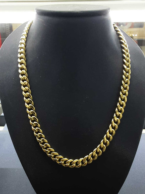 Cuban Link Chain - Yellow Gold 10k (.417) 23.6 grams 22 inch