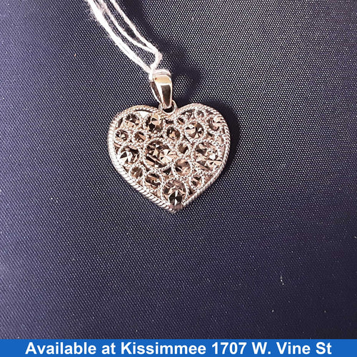 Pendant - White Gold 10k (.417) 2.4 grams