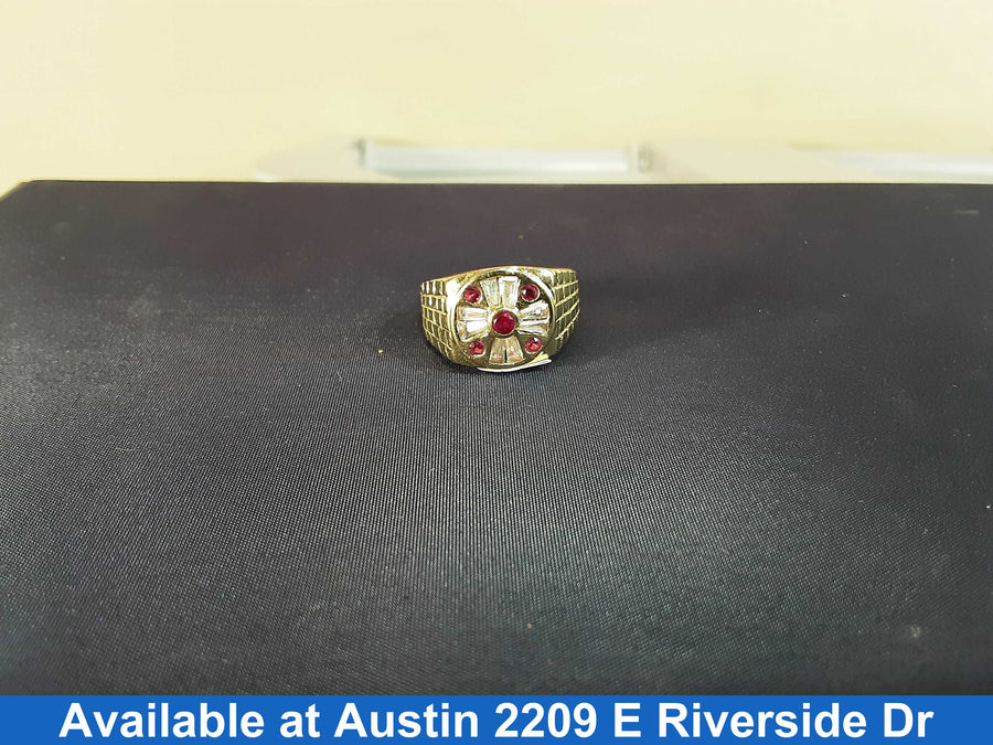 Men's Ring - Yellow Gold 14k (.585) 6.5 grams Size 11
