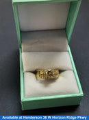 Ring - Engagement Set - Yellow Gold 14k (.585) 6.1 grams Size 6