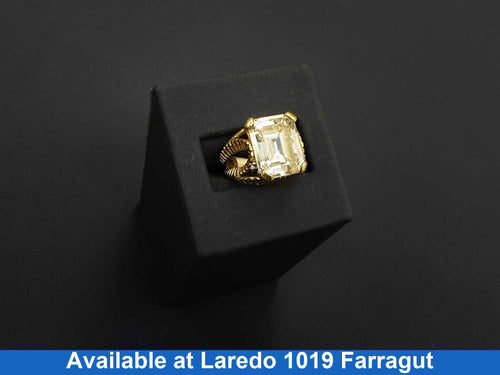 Women's Ring - Yellow Gold 10k (.417) 8.3 grams Size 20