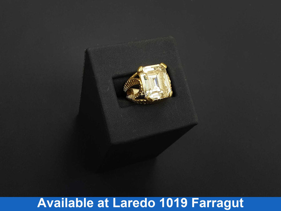 Women's Ring - Yellow Gold 10k (.417) 8.3 grams Size 20