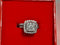 Engagement Set White Gold 10k (.417) 5 grams Size 4.5
