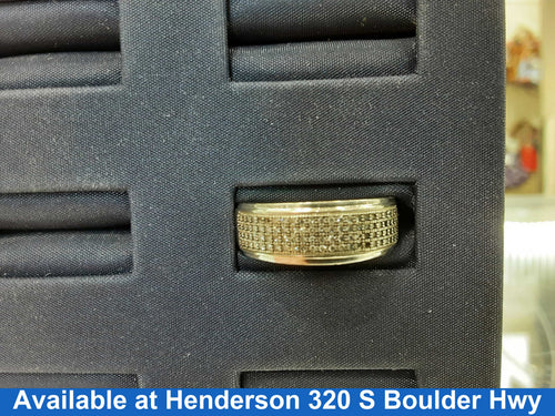 Men's Ring - White Gold 10k (.417) 3.2 grams Size 7