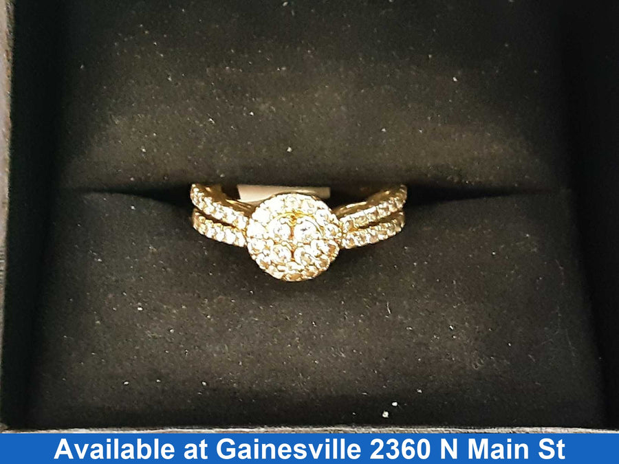 Women's Ring - Yellow Gold 10k (.417) 3.9 grams Size 7.5