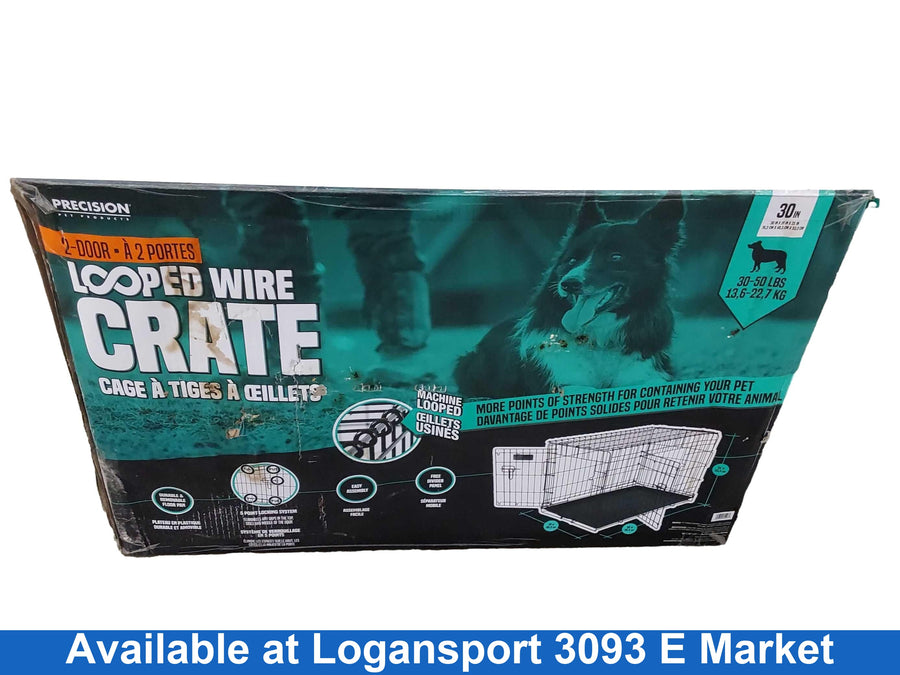 Precision Pet Products Pet Crate Blue Kennel Habitat