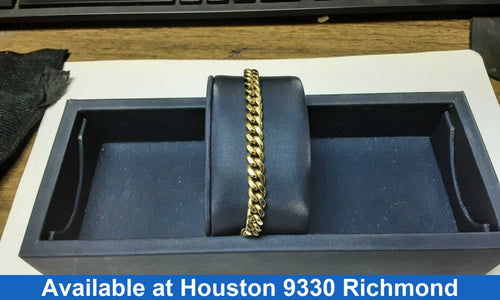 Cuban Link Bracelet - Yellow Gold 14k (.585) 12.5 grams 9 inch