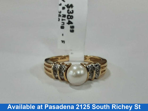 Women's Ring - Yellow Gold 14k (.585) 3.26 grams Size 6